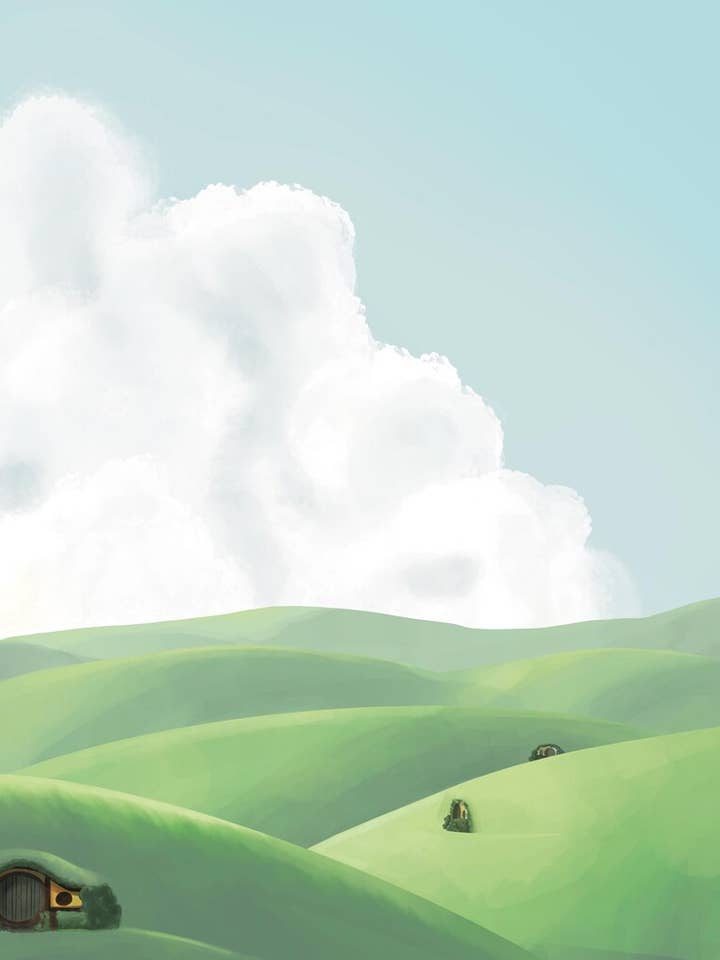 The Shire Art Print: Whimsical Fantasy Wall Decor for wholesale by Taylor Made