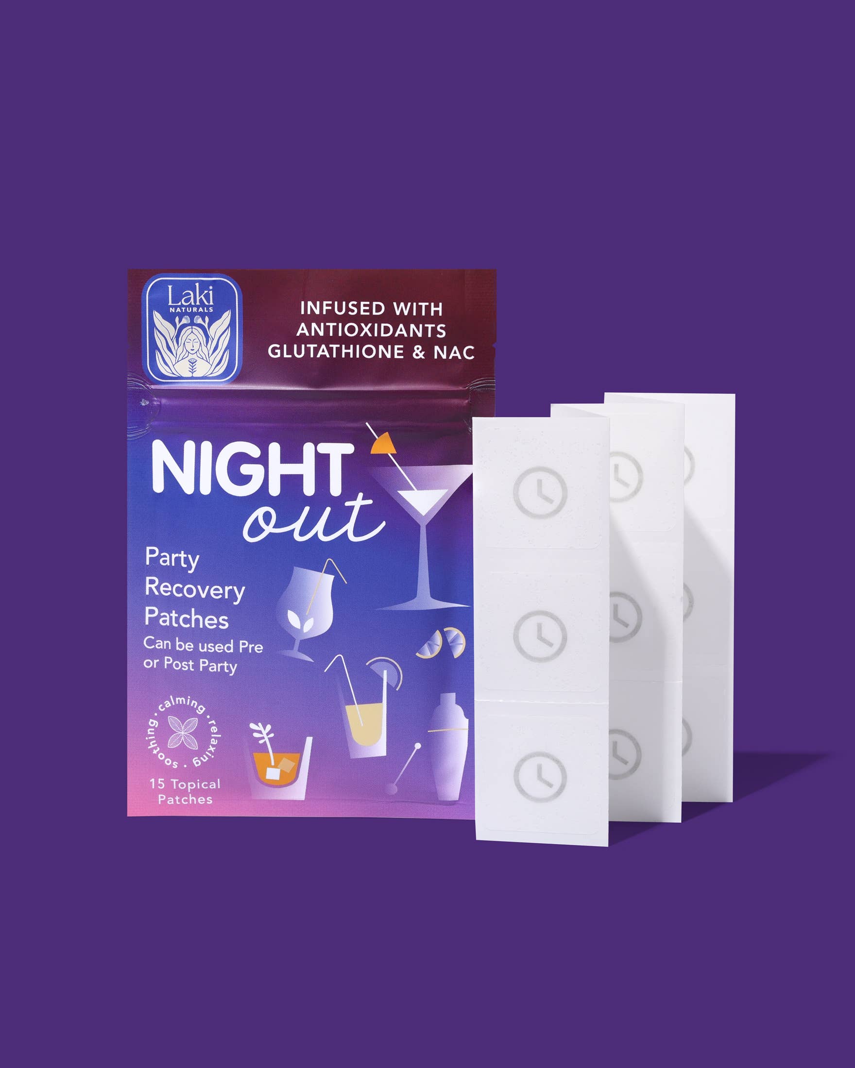 Laki Naturals – Großhandel Partygeschenk – Night Out Pflaster zur Unterstützung bei Kater7