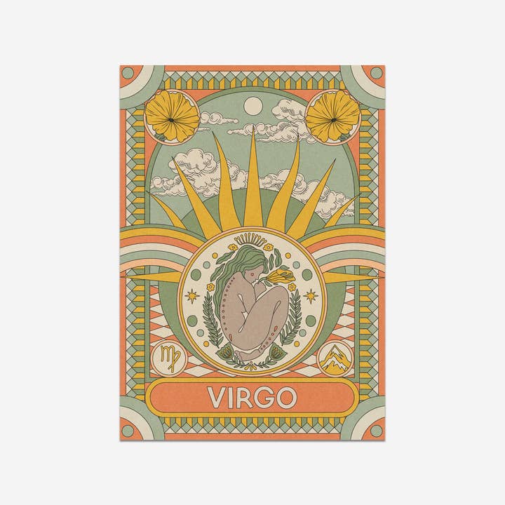 OMG Kitty - Vendita all'ingrosso Stampa artistica - Stampa artistica del segno zodiacale della Vergine, oroscopo, astrologia