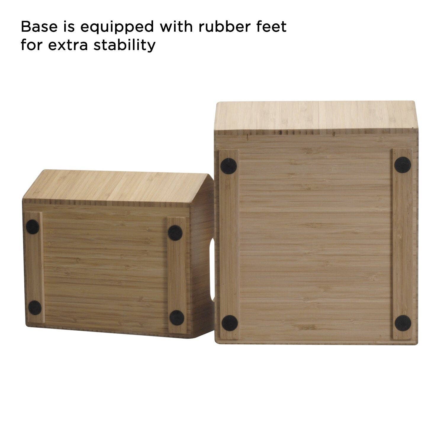 MobileVision - Wholesale Kitchen Storage/Organizer - Bamboo XL Storage Bins 2 PC Set5