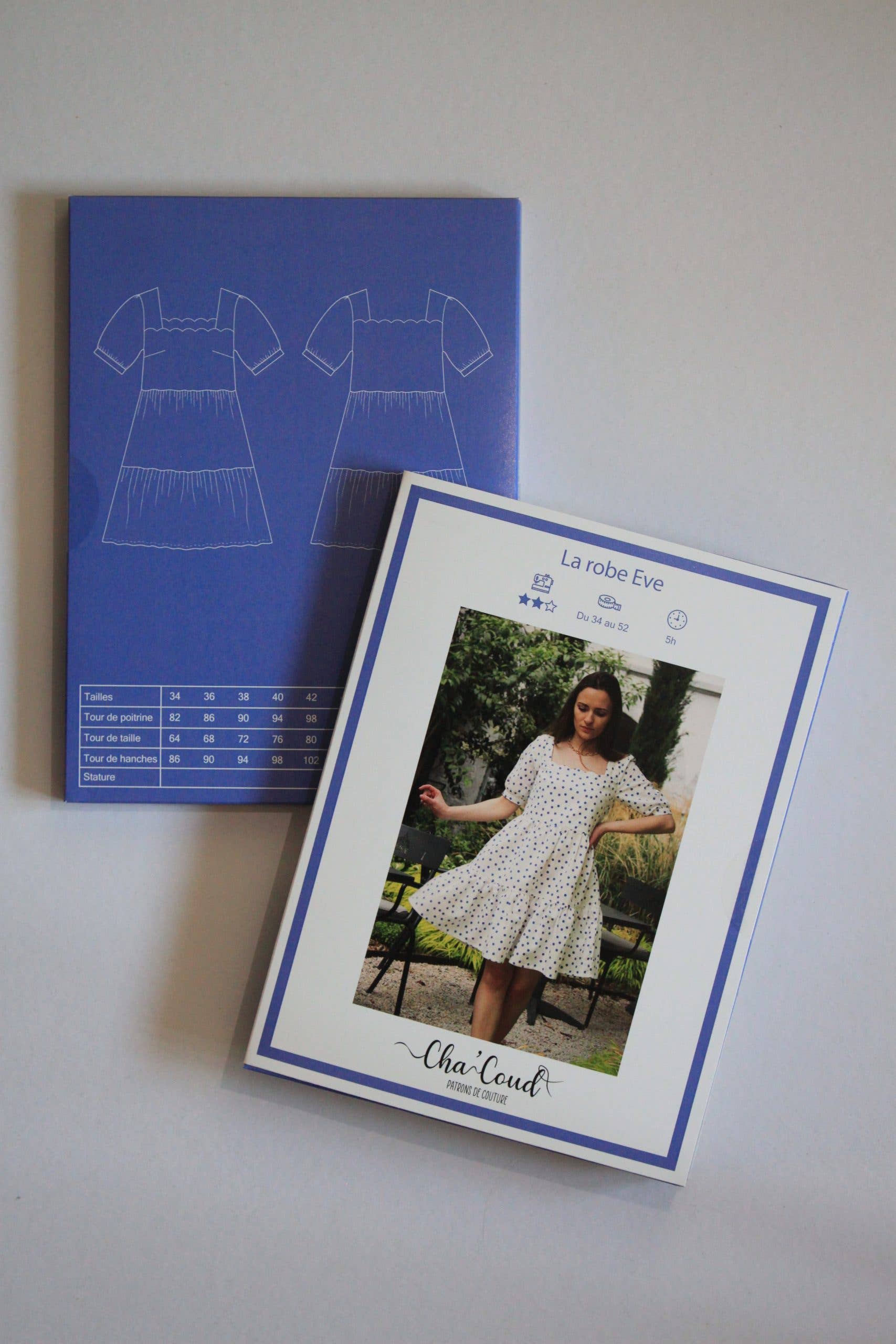 Cha' coud - Wholesale Craft Sewing Kit - Sewing pattern - The Eve dress4