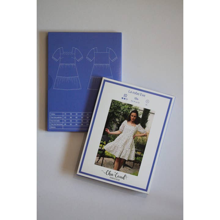Cha' coud - Wholesale Craft Sewing Kit - Sewing pattern - The Eve dress4