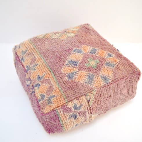 Soukie Morocco – Engroshandel Puf – Marokkansk gulvpuf vintage tæppe puf
