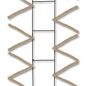 Amber Marie & Company - Wholesale Christmas Decoration - 22"Lx4"W Wire Work Pencil Rail