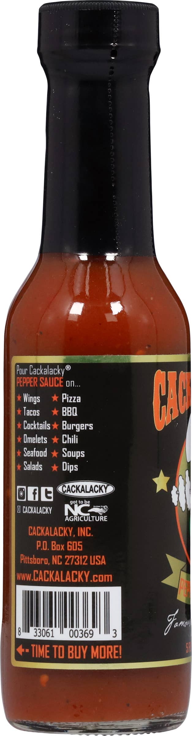 Cackalacky® - Vente Sauces piquantes - Cackalacky® Sauce au Poivre Jack (Étiquette Édition Collector)2