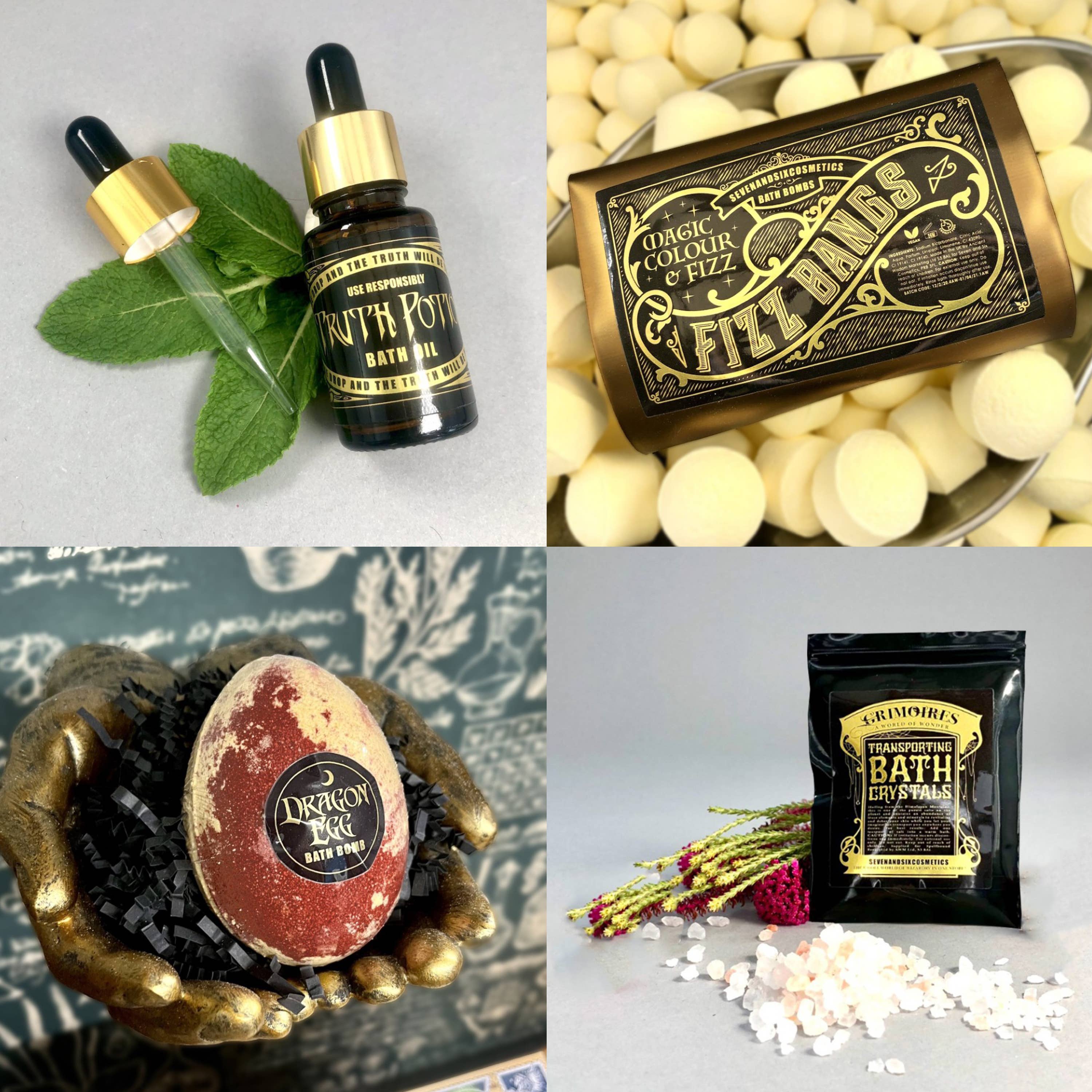 Seven and Six Gifts - Wholesale Bath & Body Set - Witchcraft and Wizardry Gift Set, Magical Witchy Wiccan Box 11