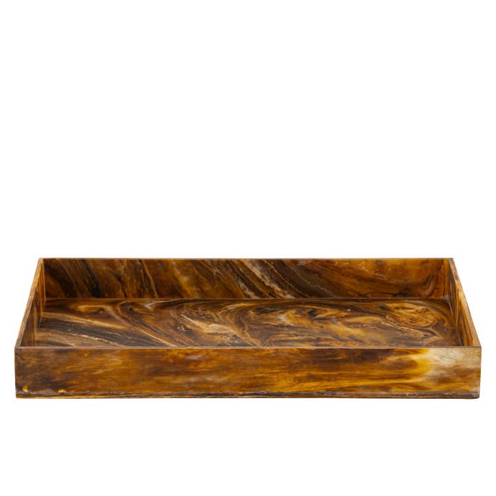Tortoiseshell Rectangular Tray for wholesale by BIDKhome
