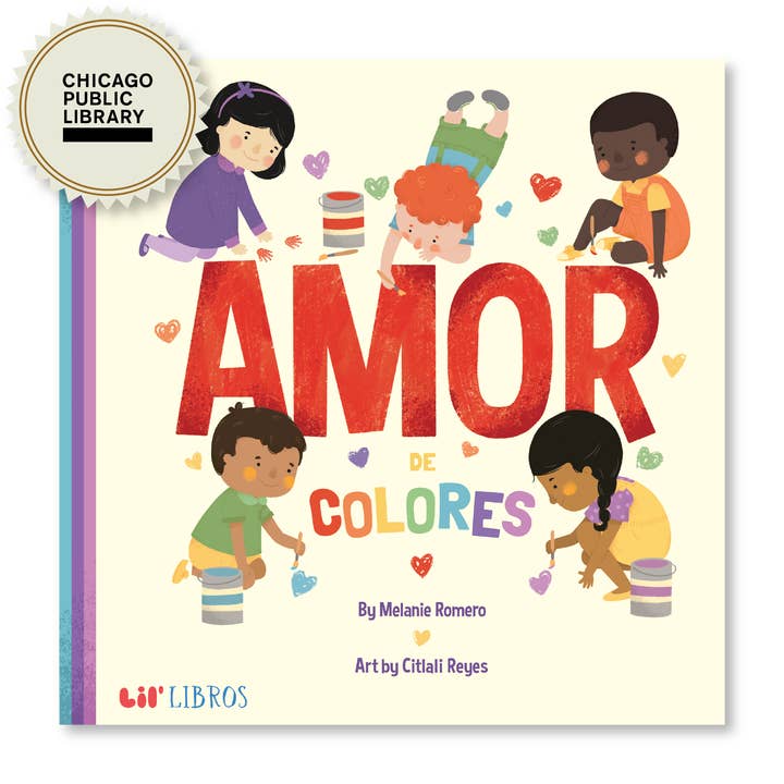 Amor De Colores (Bilingual: English and Spanish) for wholesale by Lil' Libros ~ Bilingual Children's Books & Games