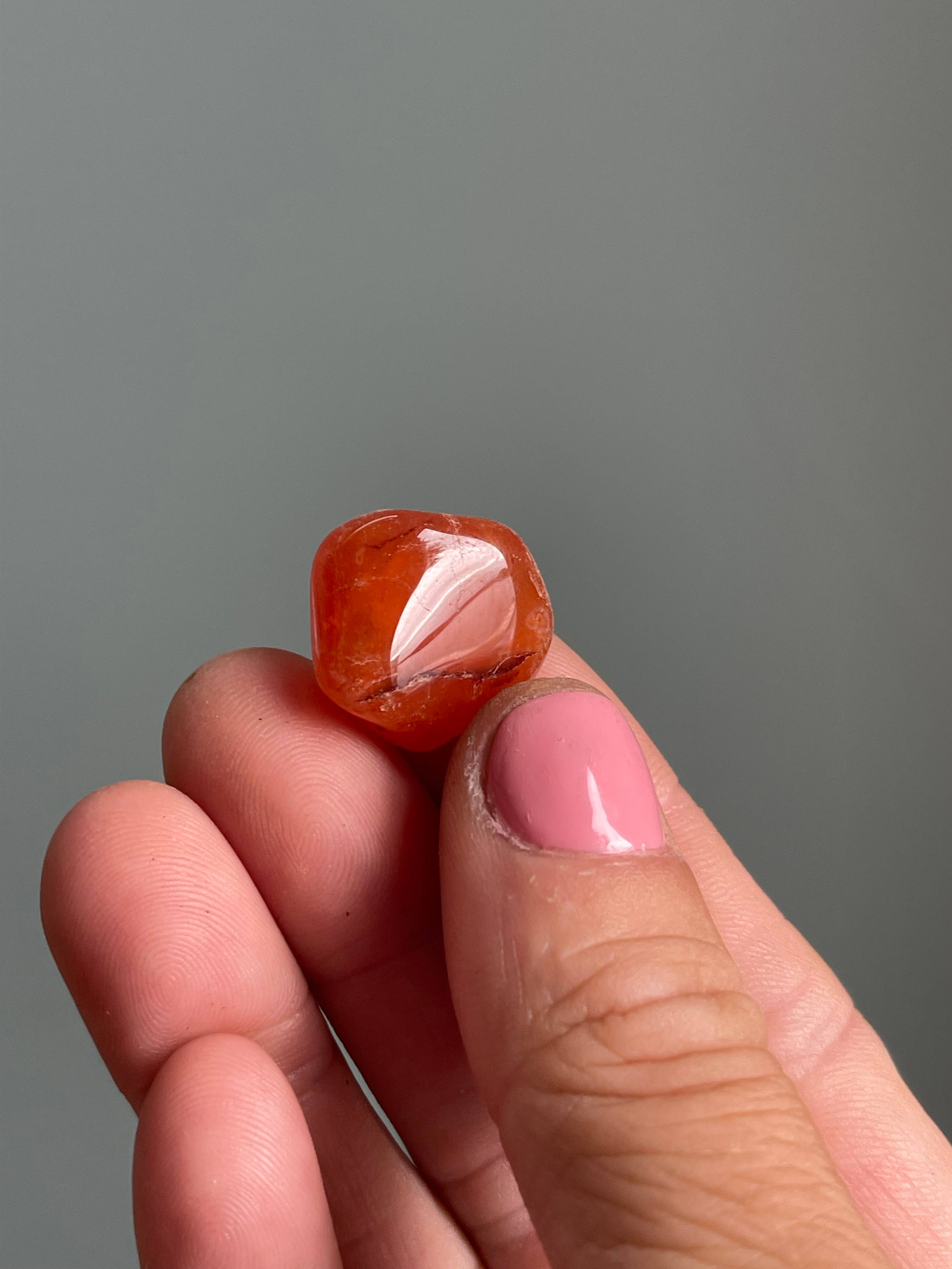 Tumbledshop - Wholesale Spiritual Stone/Crystal - Carnelian Tumbled Stones, You Choose6
