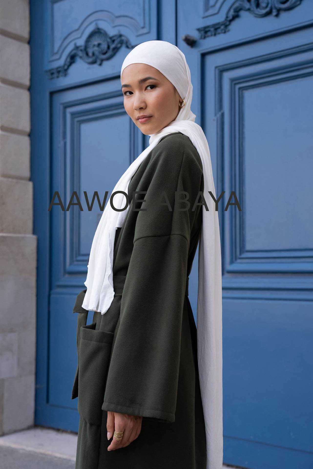 Aawoe Abaya - Wholesale Coat - Women's - Long Winter Coat - Length 145 cm - 21604