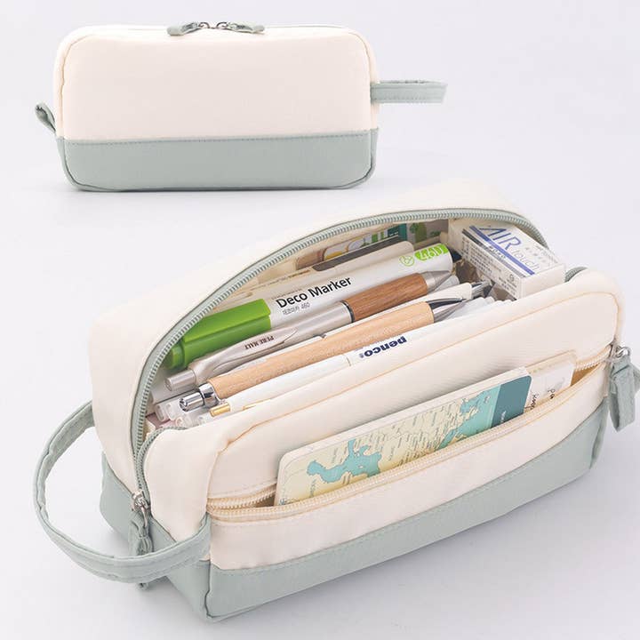 ACCITY - Wholesale Pencil Case/Pouch - NEW LARGE CAPACITY DOUBLE LAYER PENCIL CASE_CWMM19792