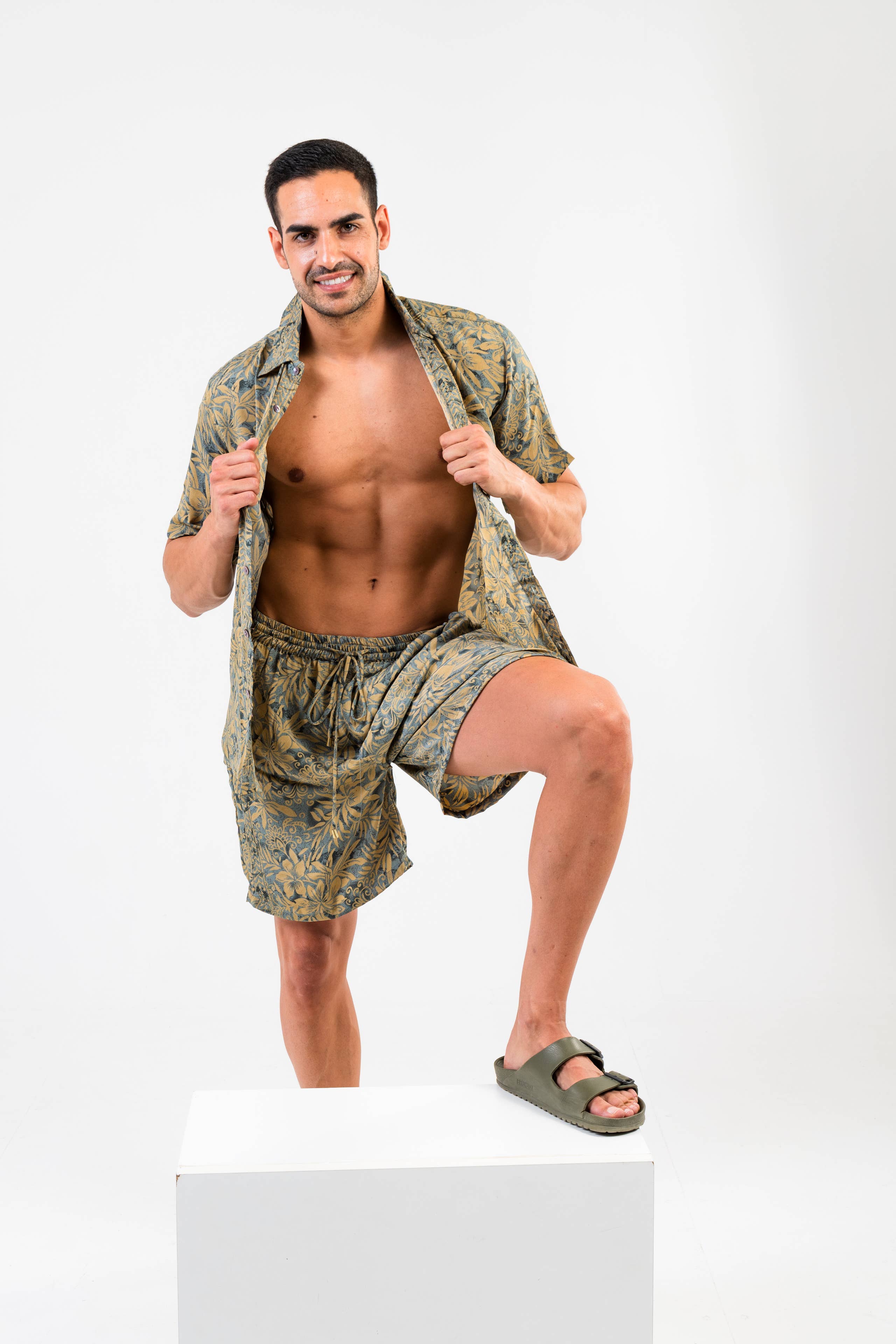 Arena Formentera - Wholesale Top & Short Set (NOT Loungewear) - Men's - Bohemian shirt+shorts set - Last units!28
