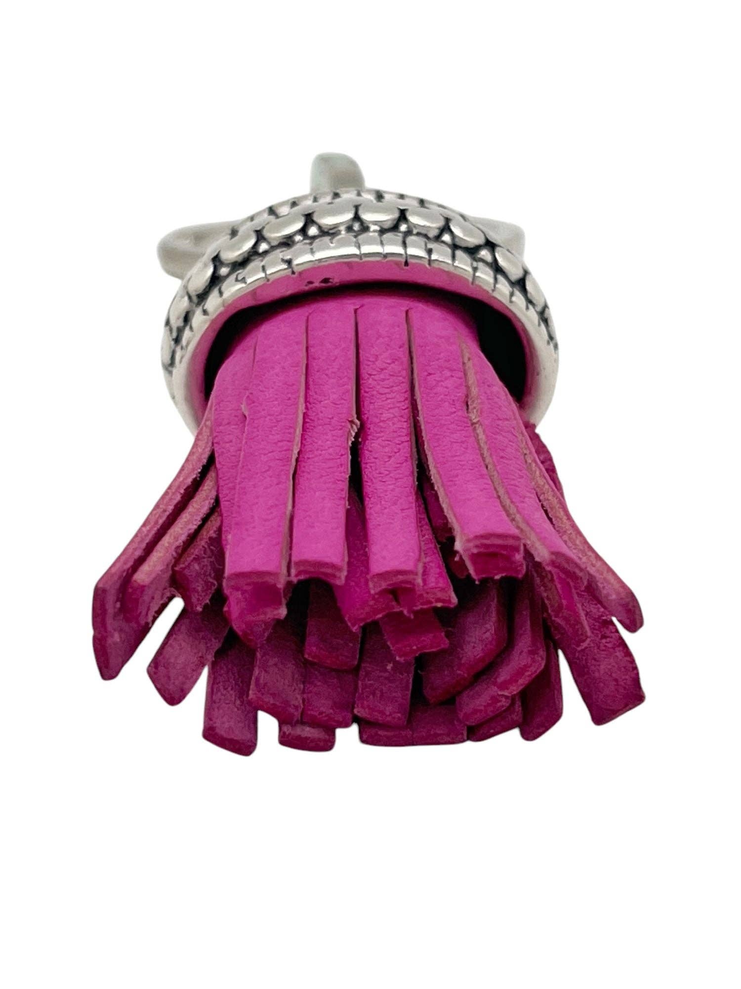 Gloria Mago - Wholesale Keychain - Women's - Flecado1 keychain in fuschia leather1