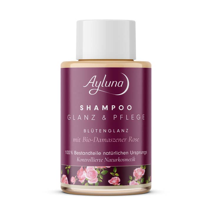 Ayluna Naturkosmetik GmbH - Wholesale Hair Shampoo - Shampoo Shine & Care Blossom Shine Trial Size0