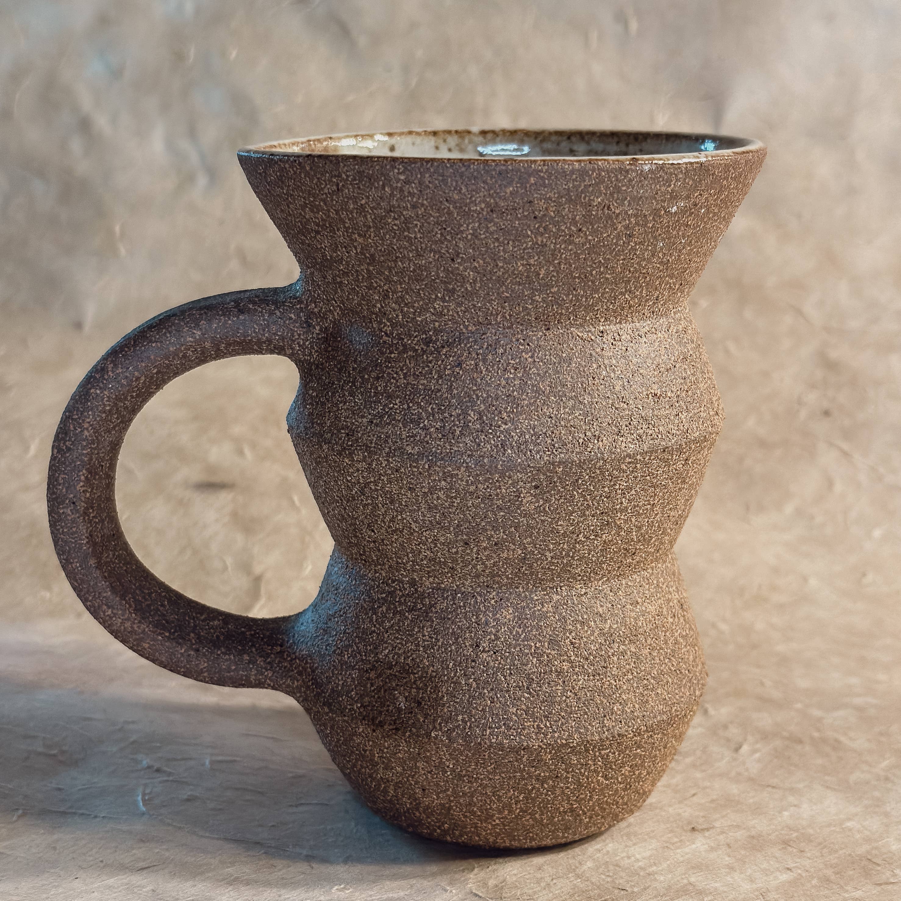 Olivia Snow Ceramics – wholesale Coffee mug – Angled Mug1