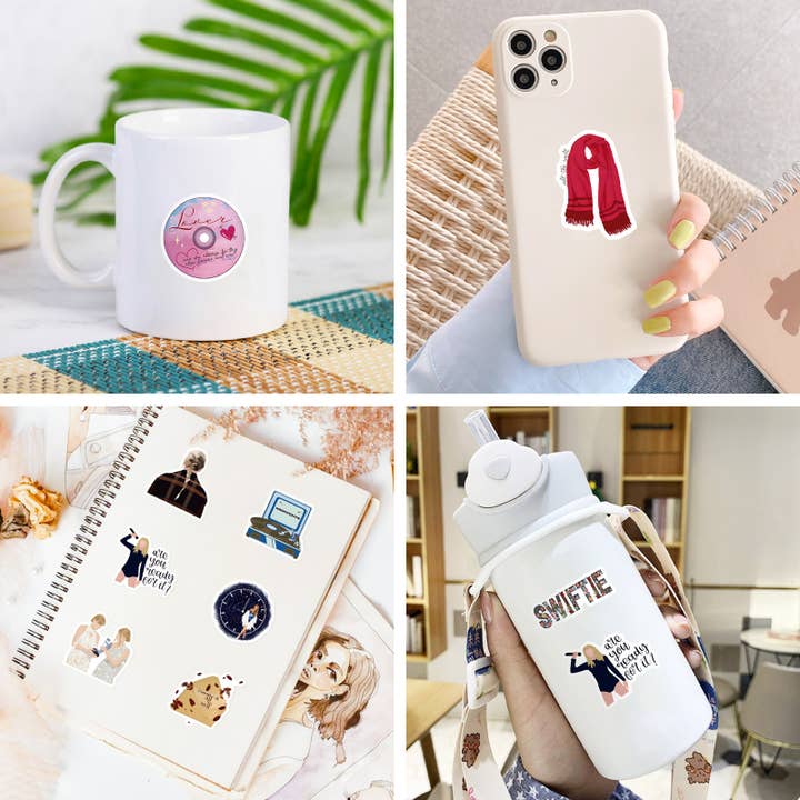 Little Trendy - Wholesale Sticker - Taylor Swift Vinyl Waterproof Stickers Pack of 50