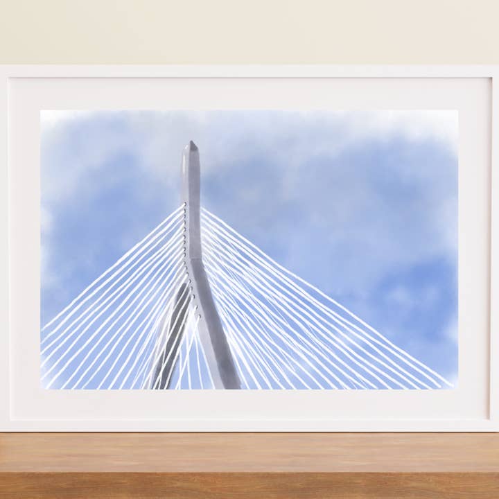 Zakim-Brücke für den Großhandel von Tiny Ink Boston