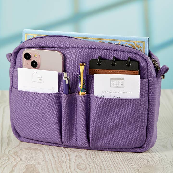 Canvas Script and Scribble Pouch for wholesale by Levenger