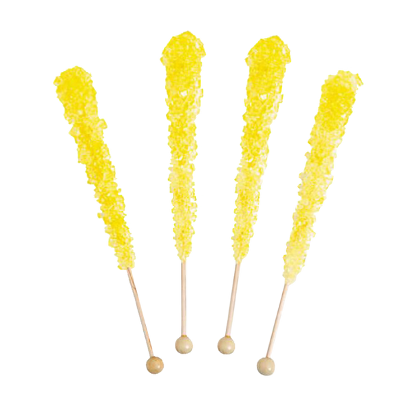 I Got Your Candy – Großhandel Bonbons – Espeez Rock Candy Sticks Bananenglas, gelb, 0,8 Unzen — 36 ct3