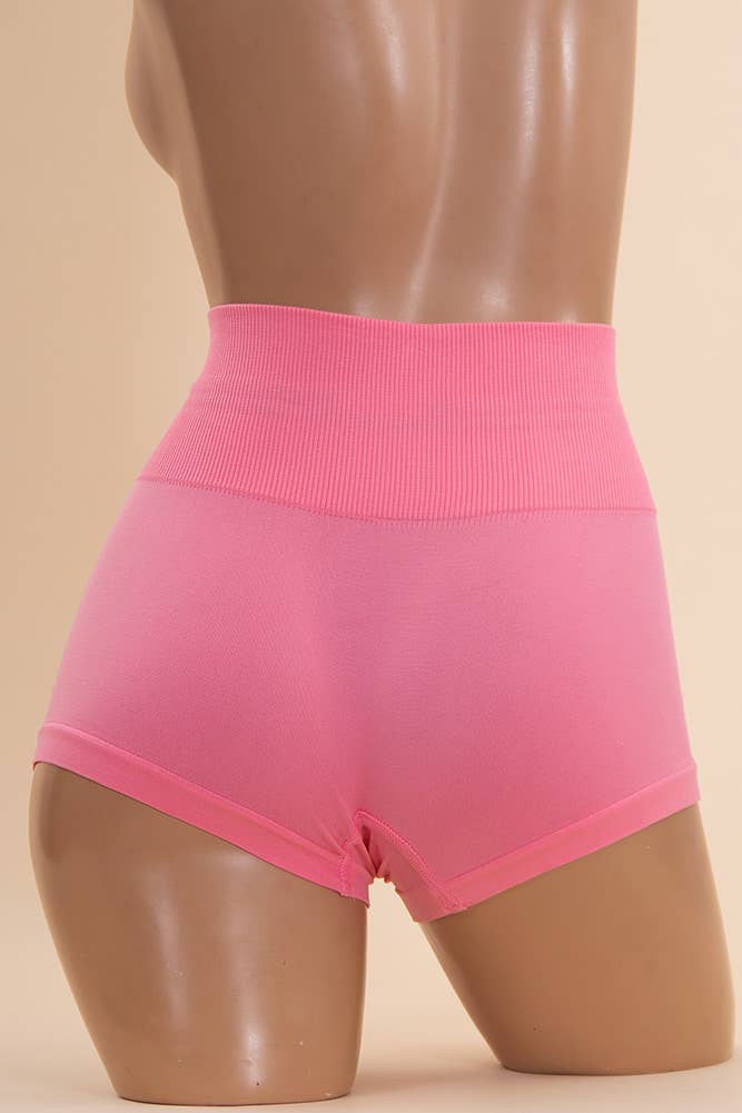 Hana – wholesale Underwear – Women's – Solid Boy Short Plus Size Panty3