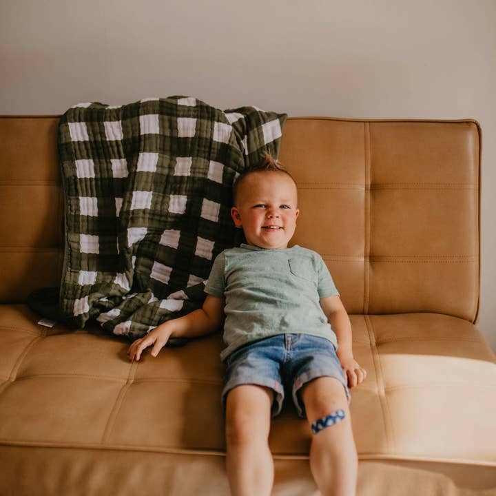 Parker Baby Co. - Wholesale Quilt - Kids & Baby - Green Buffalo Quilt3