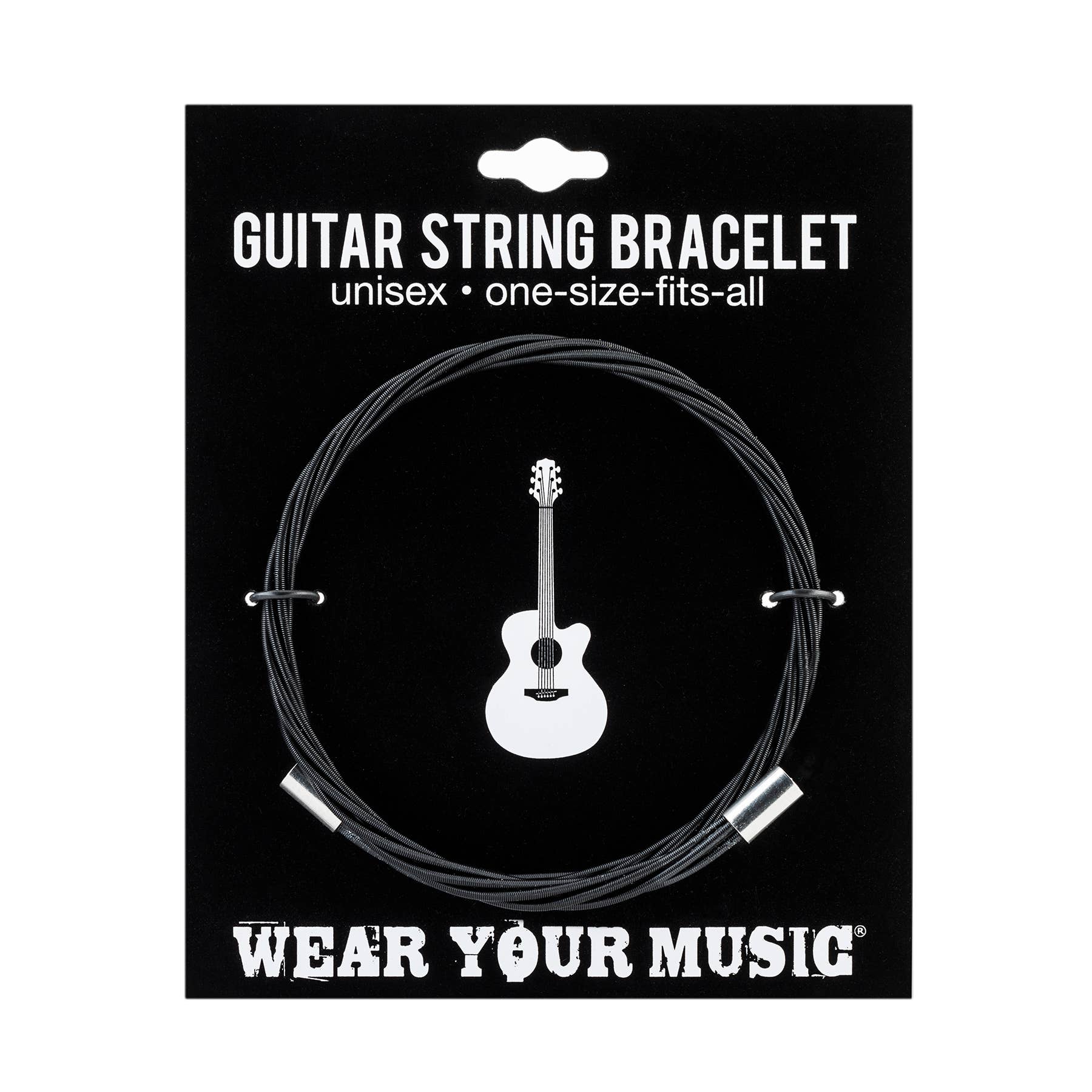 Wear Your Music - Wholesale Charm/Dangle Bracelet - Backstage Black Guitar String Bracelet with Guitar Charm2