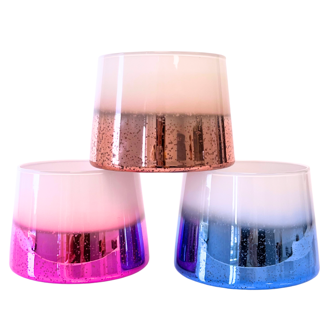 Antwerp Luxury candle supplies - Wholesale Jar - OMG Jar – White & Rose Gold2