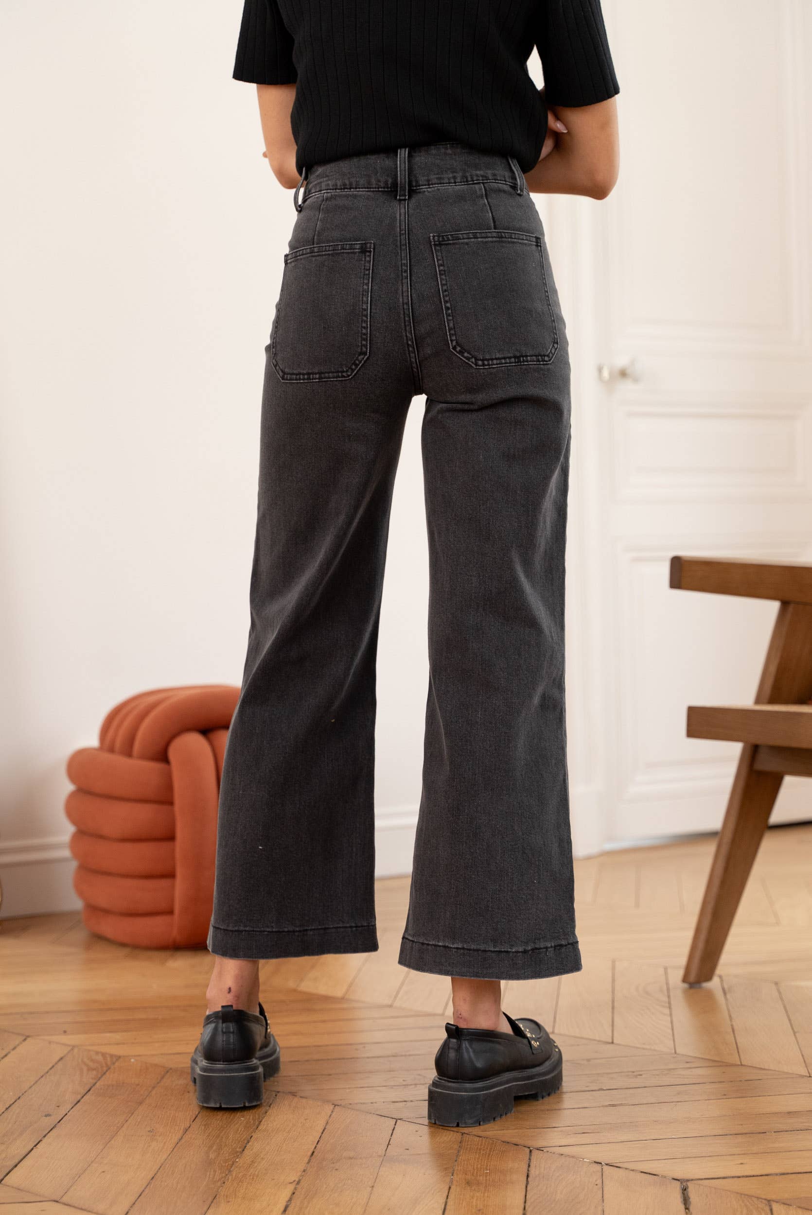 Oraije Paris - Vendita all'ingrosso Jeans - Donna - Jean Violette a campana12