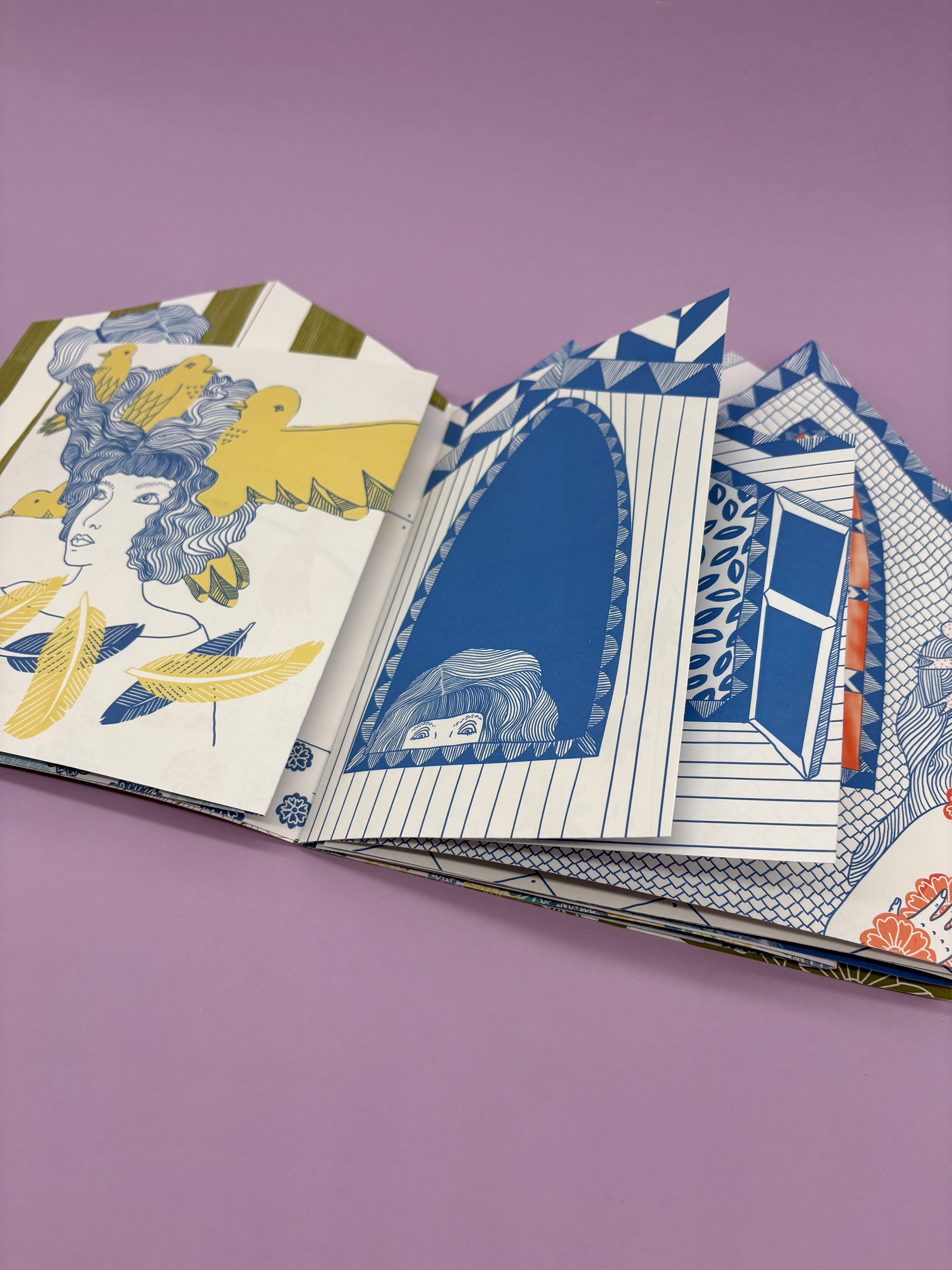 Erika Rier - Wholesale Magazine - Pageant - A Fold Out Art Zine11