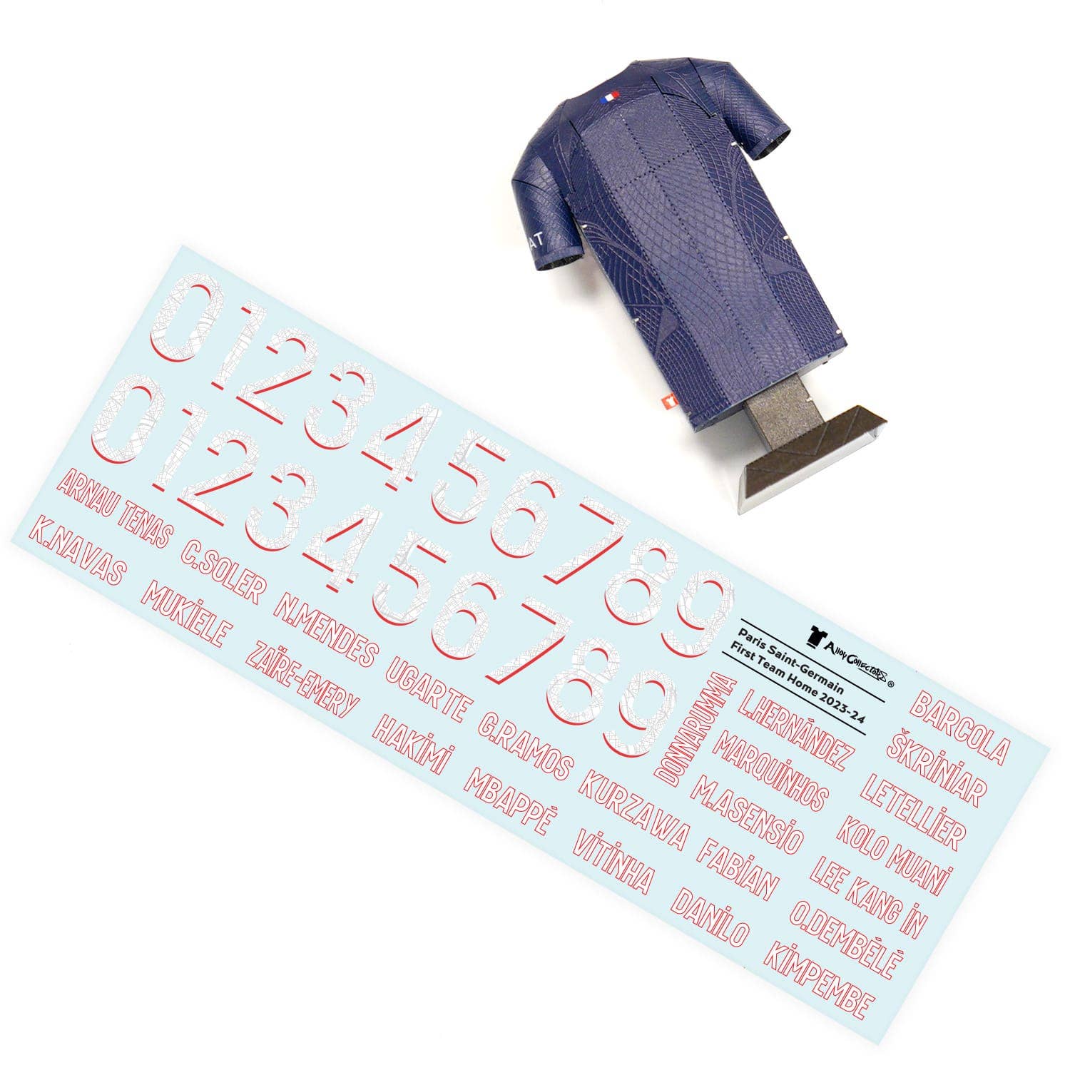 Alloy Collectors - Wholesale Decorative Tabletop Object - Paris Saint-Germain FC 23/24 Home Locker Pack2