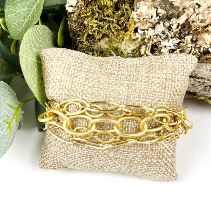 InspireDesigns - Wholesale Link & Chain Bracelet - Champagne Toast1