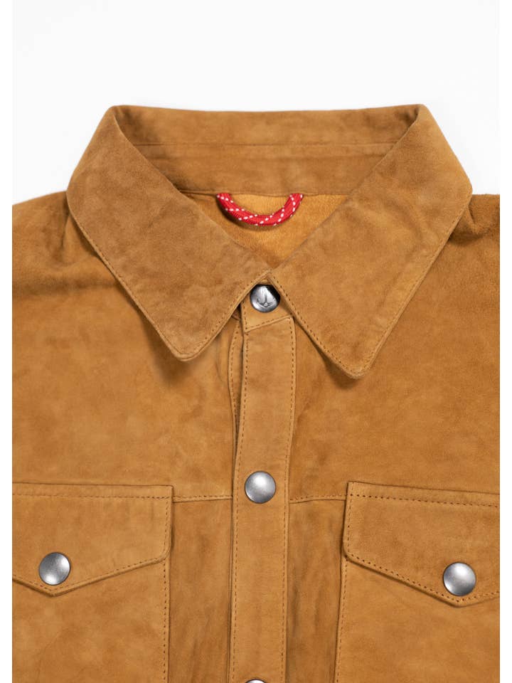 Iron & Resin - Wholesale Shirt Jacket/Shacket - Men's - Roughneck Goat Suede Shirt Jacket