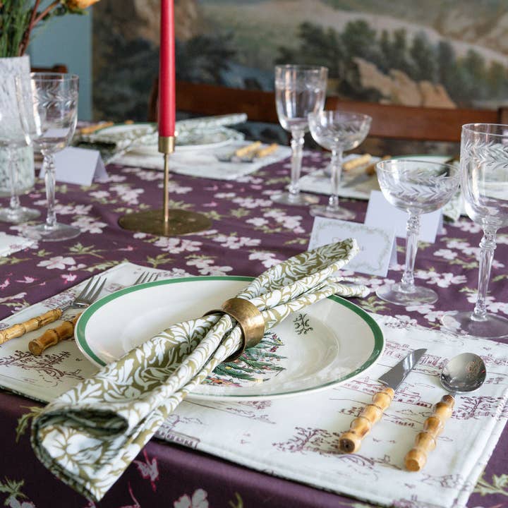 Studio E Bloom - Wholesale Dinner & Cloth Napkin - Botanical Heirloom Dinner Napkins3