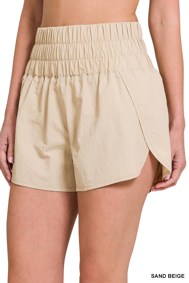 42POPS - Vente Short – femme - Short coupe-vent avec doublure et poche arrière en mesh22
