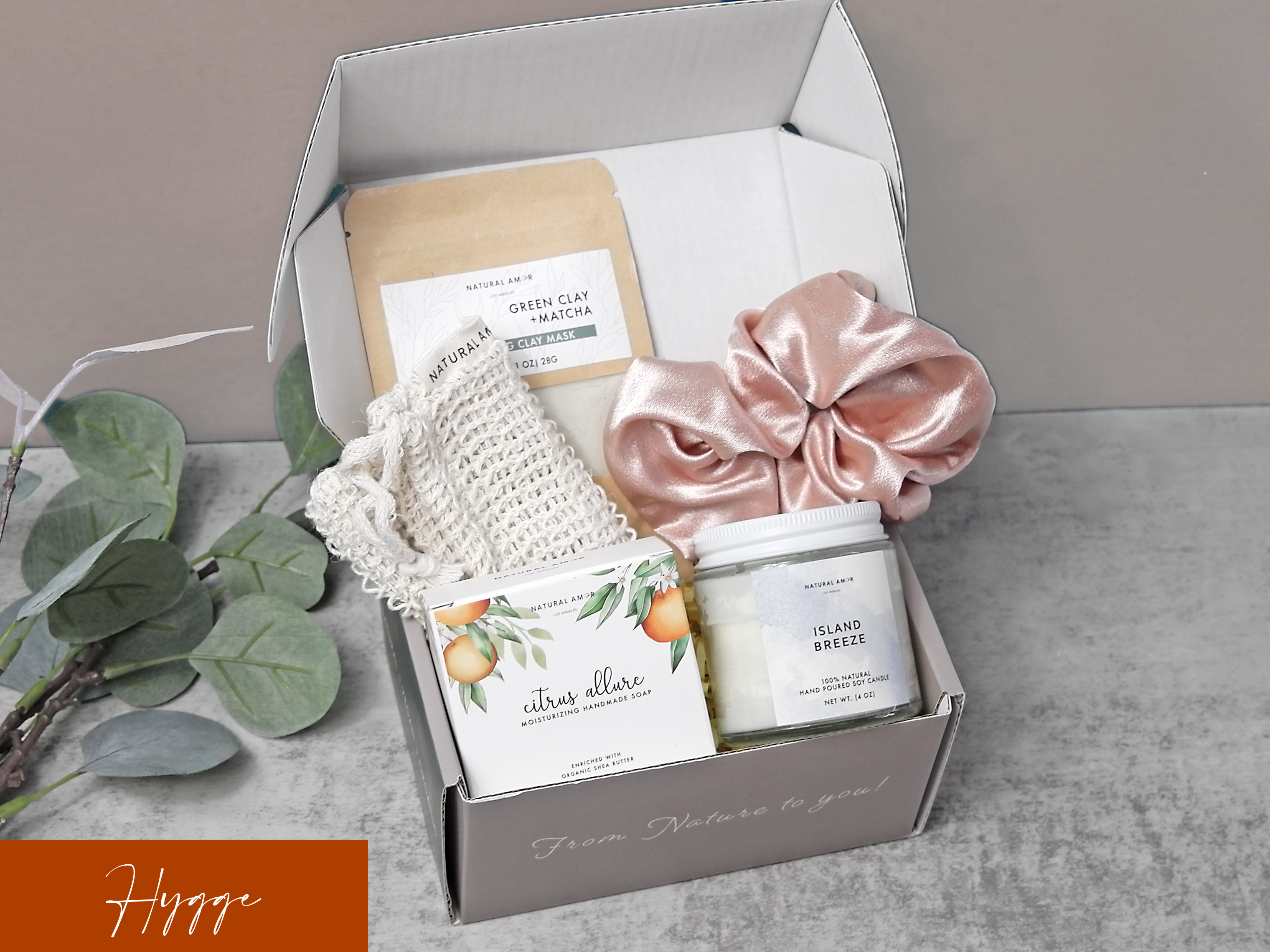Natural Amor LLC - Wholesale Bath & Body Set - Spa Bath Body Gift Set| Natural Skincare Gift Sets3