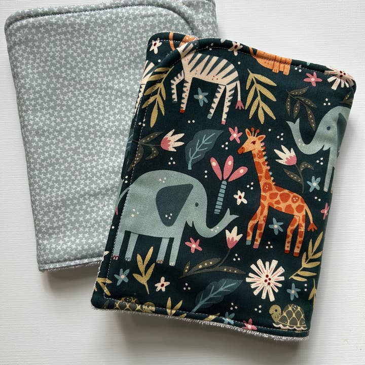 Port & Starbird - Wholesale Burp Cloth Set - Baby - Welcome to the Jungle Burp Cloth, set of 20