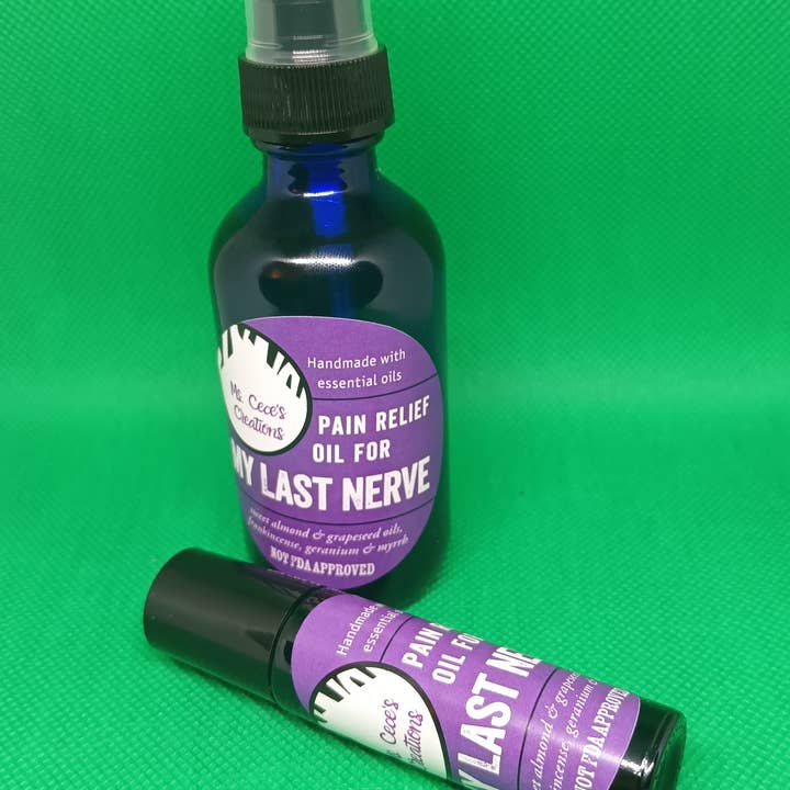 My Last Nerve - Pain Relief Oil for wholesale by Ms. Cece's Creations