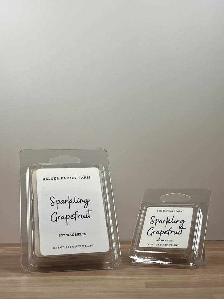Sparkling Grapefruit Wax Melts for wholesale by Delger Family Farm