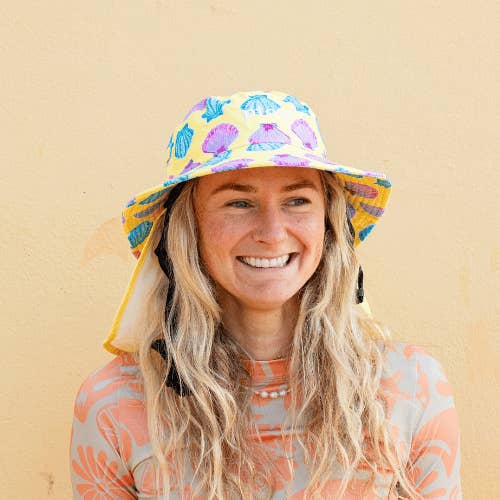 Shell Yeah Surf Hat for wholesale by Plow Surf co.