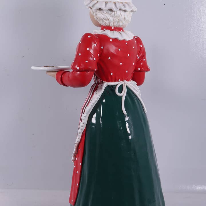 LM Treasures - Vente Figurine décorative - Statue de Miss Père Noël grandeur nature