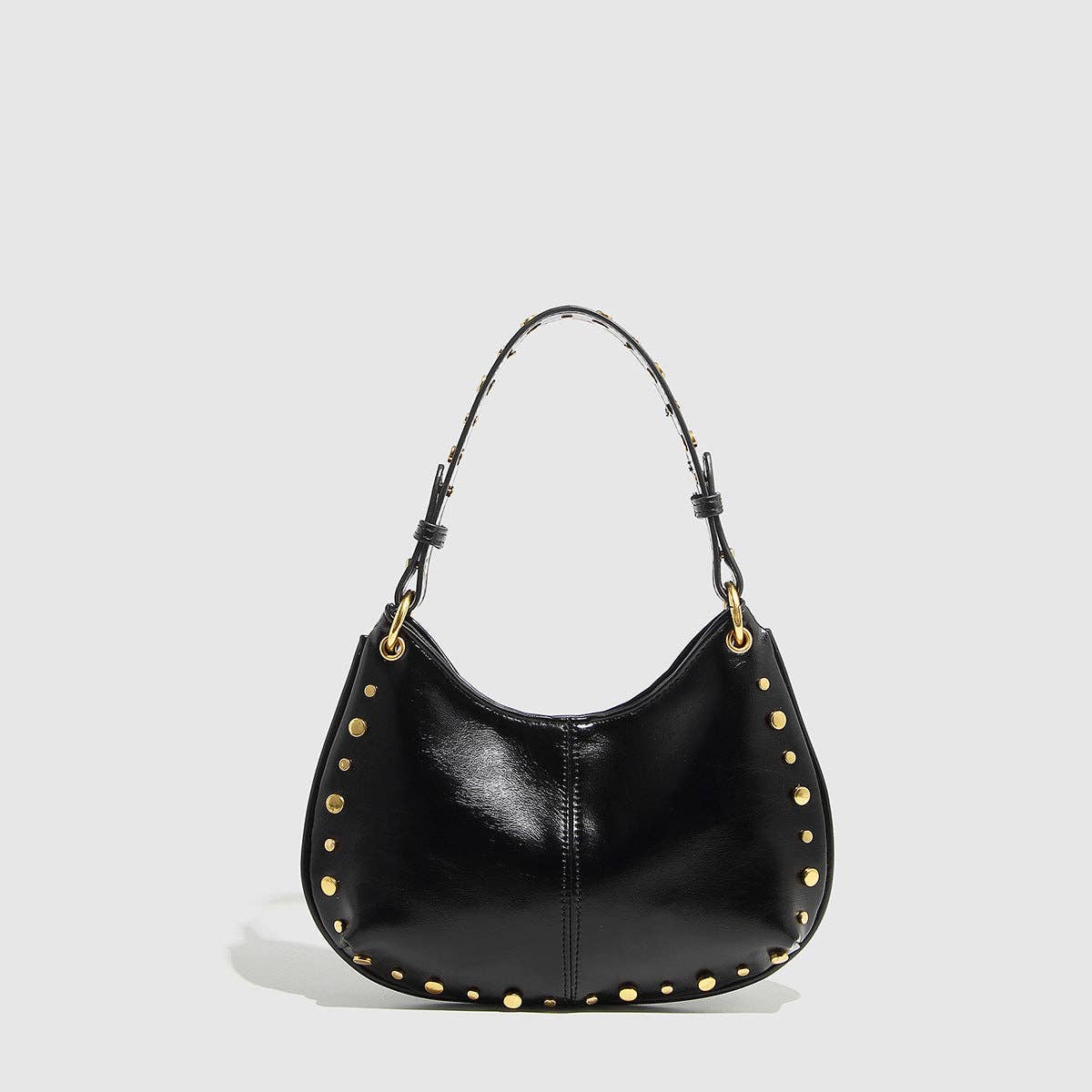 Dipped Shop - Wholesale Shoulder Bag - Women's - Retro Studded Chain Strap Shoulder Bag DP25E4580