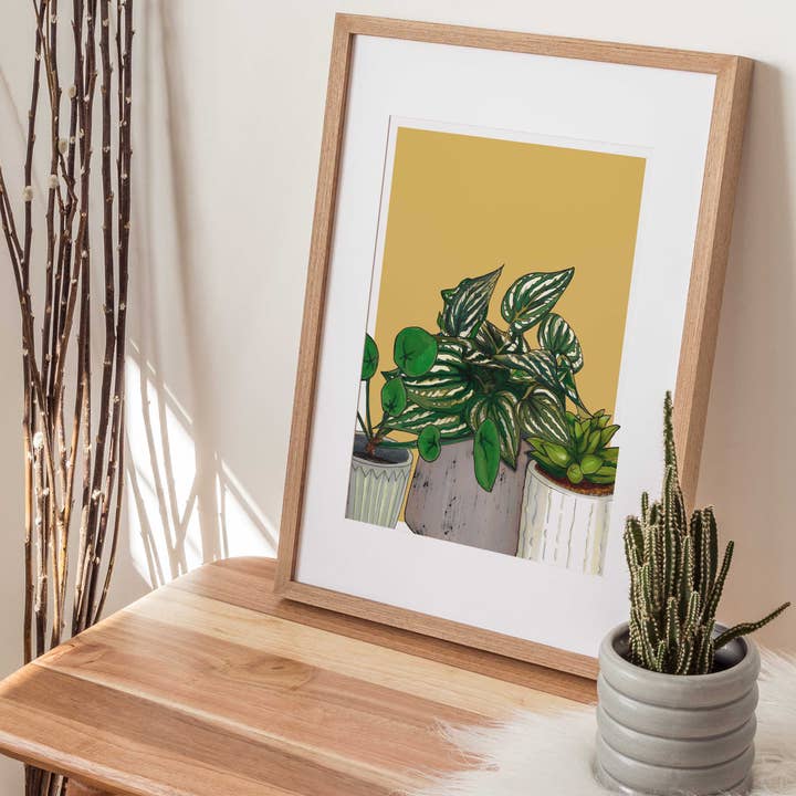House Plants Art Print for wholesale by My Noodle Bug