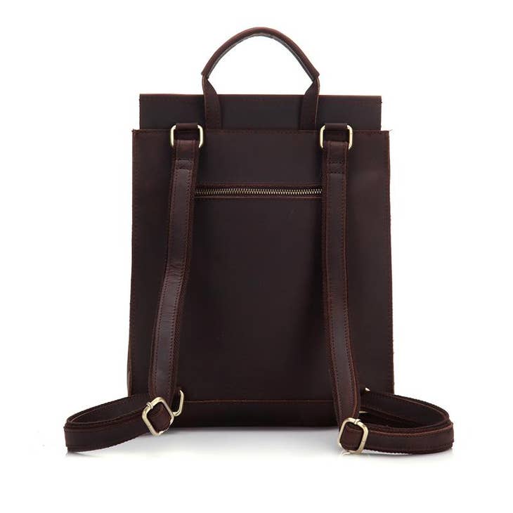 Steel Horse Leather The Vernon Backpack | Genuine Vintage Leather Minimalist Backpack