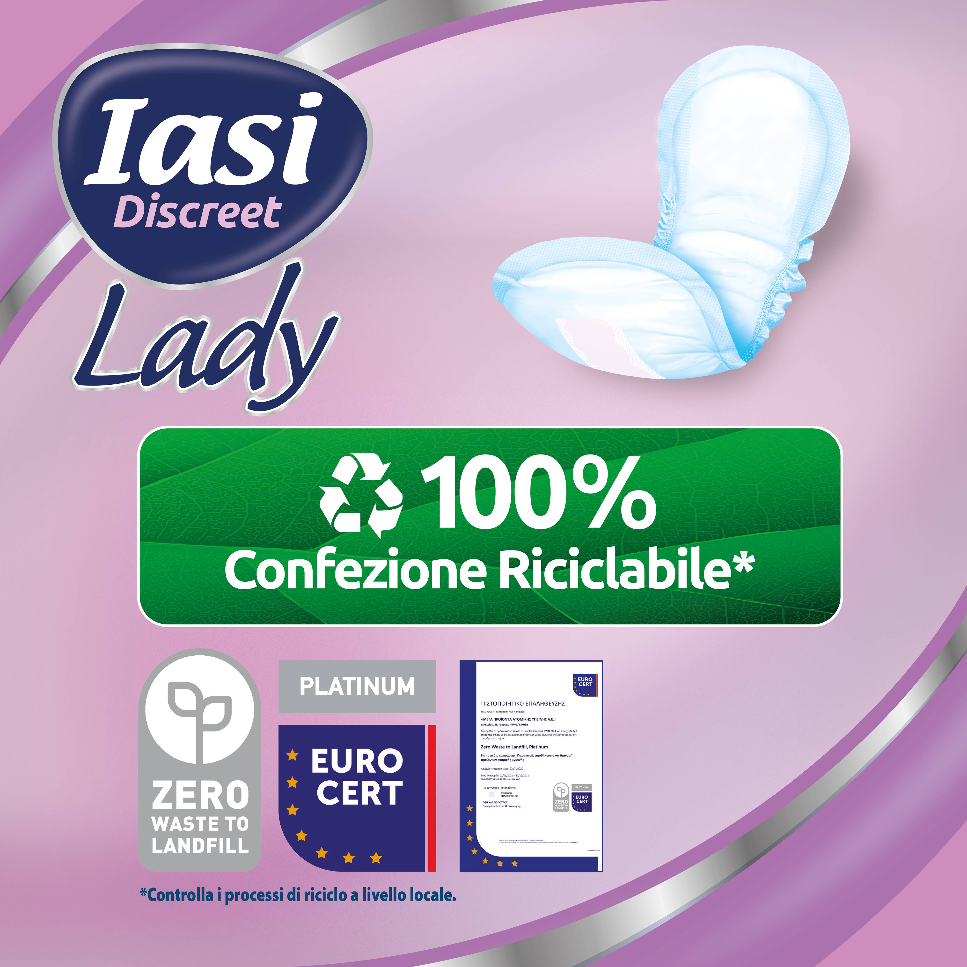 Babylino - Wholesale Incontinence Aid - IASI Discreet Lady Extra Absorbent for Urinary Leaks, 16 Units3