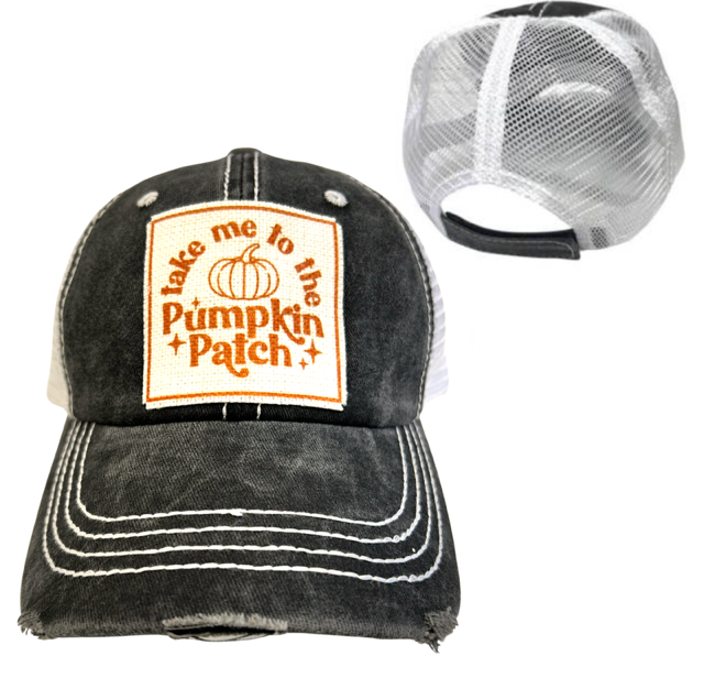 dkhandmade - Wholesale Trucker Hat - Unisex - TAKE ME TO THE PUMPKIN PATCH HATS2