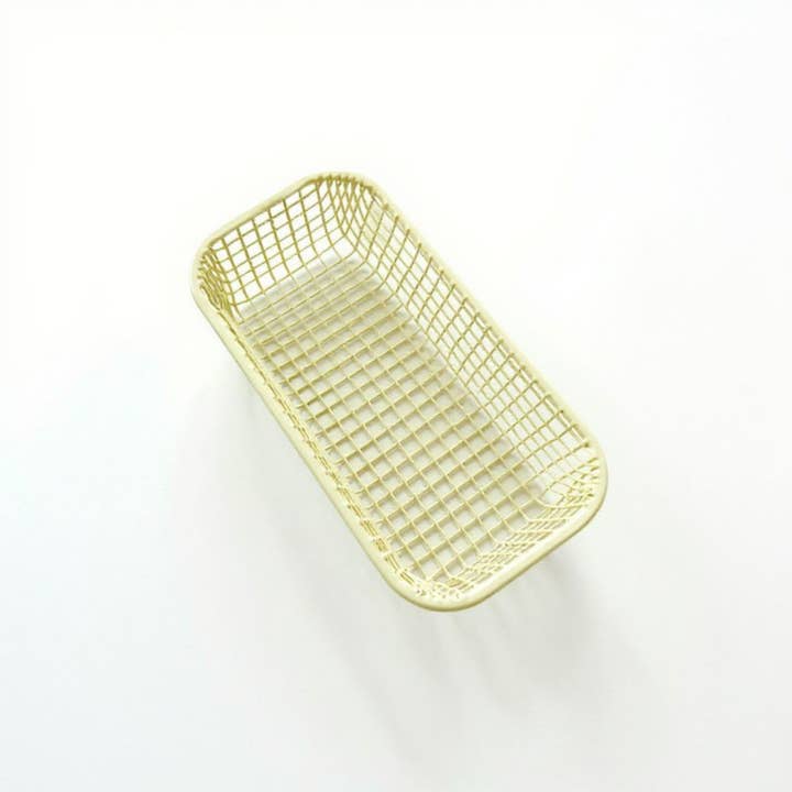 2-Piece Rectangular Mesh Storage Basket Set with Open Grid D for wholesale by AK Brand