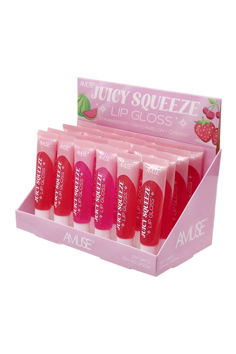PINEAPPLE Beauty – wholesale Lip-gloss – Amuse LIP2234 Juicy Squeeze Lip Gloss - 24 1