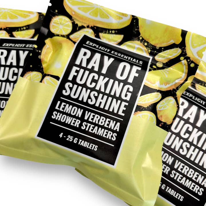 Ray of F&cking Sunshine Shower Steamers and other Purchase Wholesale pay later. Free Returns & Net 60 Terms on Faire trending on Faire.