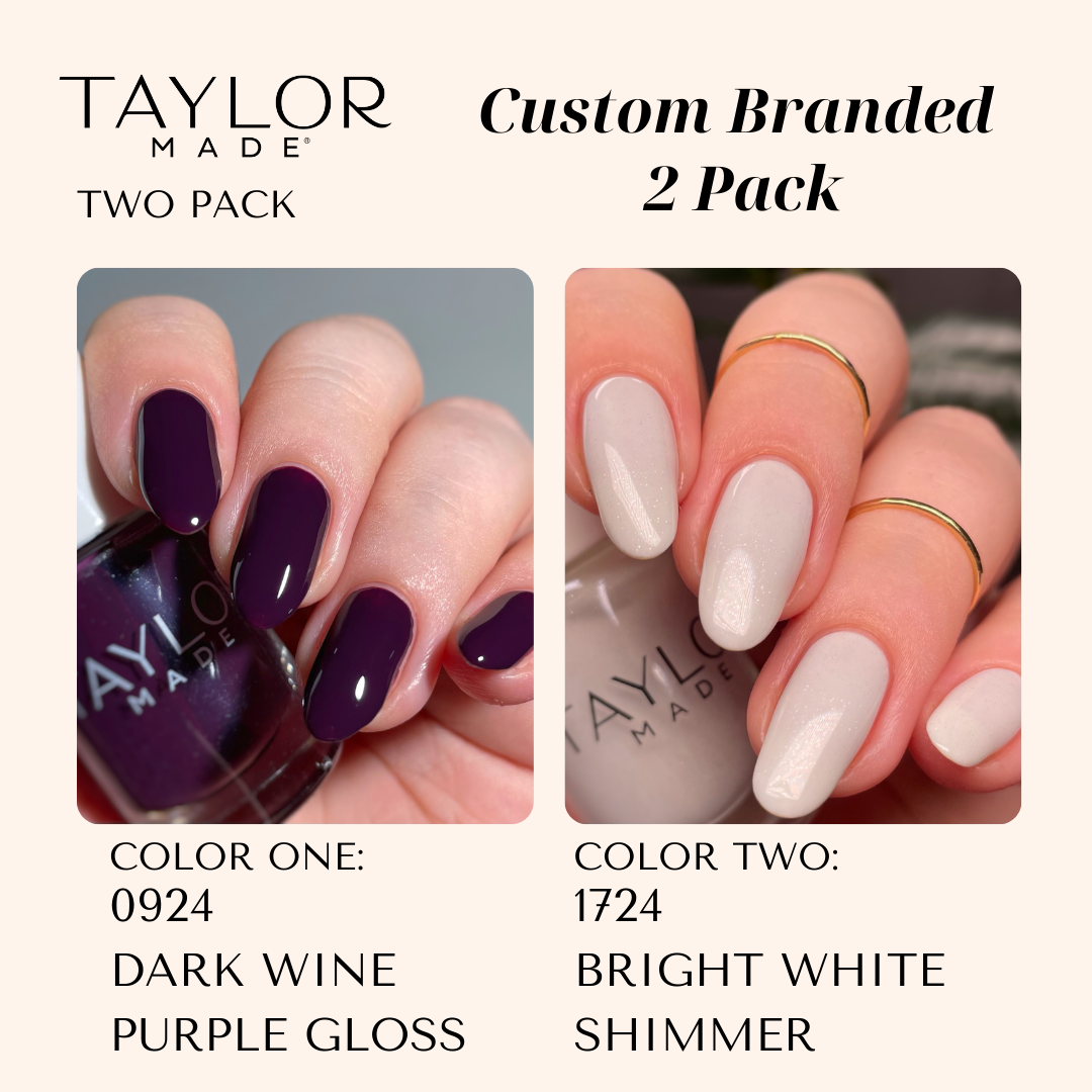 Taylor Made Polish – wholesale Nail polish – Custom Nail Polish: 2 Pack Long-wearing + Vegan + Non-toxic143