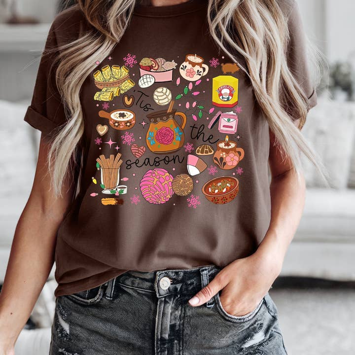 Camiseta Pan Dulce y Atole de Temporada para venta al por mayor de Facing West